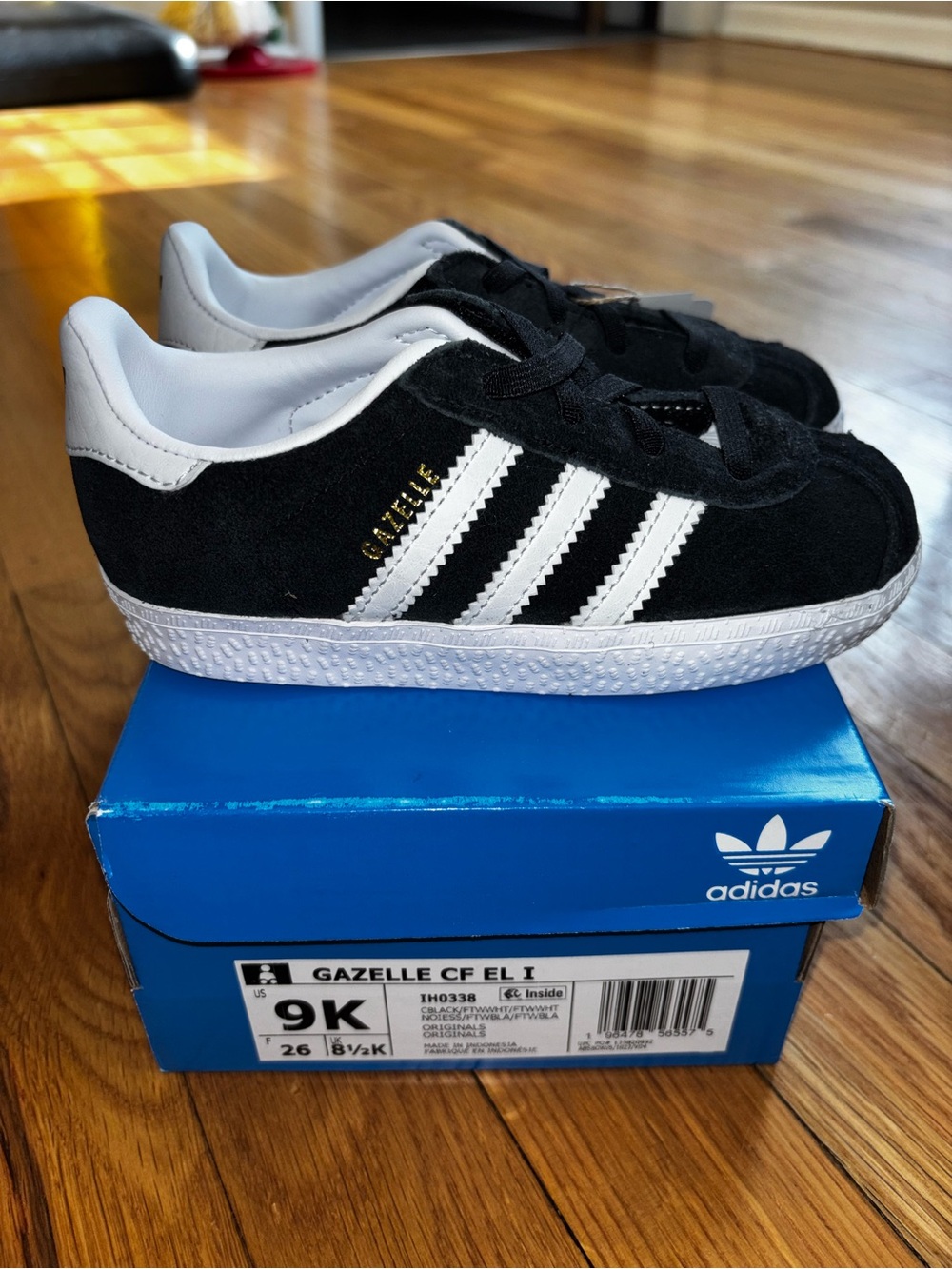 Boys Adidas Gazelle Comfort EL I Shoes